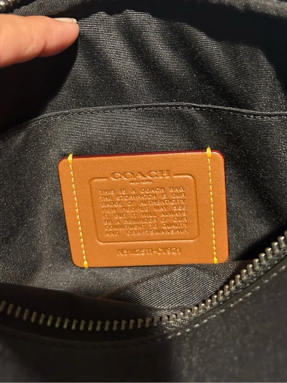 Coach Graham Black Signature C Crossbody Bag